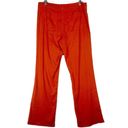 NYDJ Wylie Five Pocket Linen Trousers Size 10 Orange Wide Leg Photo 1