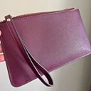 Kate Spade burgundy leather wallet clutch wristlet Photo 2