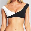 Seafolly  Your Type Black White Wrap Crop Bikini Top Photo 0