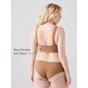 Krass&co True &  Women's True Body Lift V Neck Bra with Soft Form Band Bronzed Small Photo 1