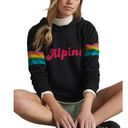 Pepe Jeans ANTHROPOLOGIE Alpine Back When Hoodie Sweatshirt Black Cotton Retro-chic XS EUC Photo 0