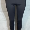 Kittenish charcoal leggings criss cross ankle size XL Photo 0