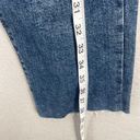 Levi's  Jeans Womens 31 Blue Wedgie Straight Crop Distressed High Rise Button Fly Photo 7