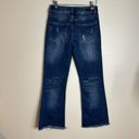 Risen  Los Angeles ladies distressed fringe denim jeans size 27 Photo 6