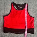 Flirtitude  Women's Workout Out Athleisure  Active Sports Bra Top  With Mesh Sz L Photo 2