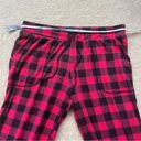 Sonoma  Women’s Red Black Buffalo Plaid Lounge Pajama Pants - Size M Long - VGUC Photo 4