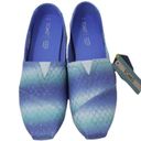 Toms  Glitter Mermaid Scales Print Comfort Shoes Casual Slip-on Flats Size 9 New Photo 2