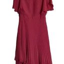 JJ's House  Wine Special Occasion  bridesmaid high low pleated Dress  Sz. … Photo 0