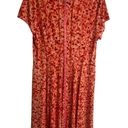 Connected Apparel  size 16 coral pink dot patterned  dress Photo 5