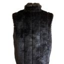 Gallery  Women Vest Brown Faux Fur Pockets Vest Coat Size Medium Photo 5