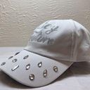 Juicy Couture  BLING RHINESTONE WOMENS WHITE BALL CAP Y2K O/S NWT Photo 0