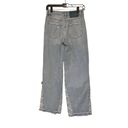 Vervet Flying Monkey High Rise Wide Leg Frayed Hem Jeans, Sz 25 Photo 1