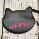 Betsey Johnson  Black and White Dog Puppy Wristlet Pouch Coin Purse Novelty Bag Photo 1