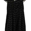 Talbots  Women's Size 12P Black Eyelet Dress Photo 0