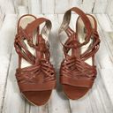 Charlotte Russe  Wedges Sandals Strappy Cork High Photo 2