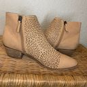 Caslon  Nubuck Leather Perforated Cutout Jamie Bootie Size 9.6 Photo 7