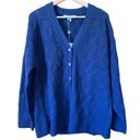 Hill House  The Simple Grandpa Cardigan Sweater Navy Blue Size L Photo 4