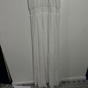 White House | Black Market NWT  Braided Halter Maxi Dress In White Size 6 Photo 3