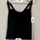 DNA Couture Women’s Crisscross Back Mock Corset Lace Tank Top Black NWOT Photo 8