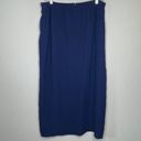 Vintage Blue  Polyester Skirt Photo 1