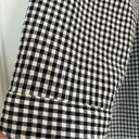 White Stag white and black check gingham button up long sleeve shirt blouse Y2K Photo 2