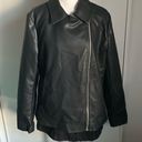 a.n.a New . New Concepts Women’s Vegan Leather Black Moto Jacket Biker Jacket Photo 12