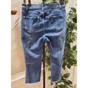 J.Jill  Denim Women's Blue Cotton High Rise Zippered Ankle Jeans Pant Size 10 Photo 4