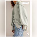 Free People  We The Free Camden Sweatshirt Seaglass XSMALL Photo 1