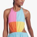 STAUD NWT  Color Block Maxi Open Back Poplin Dress Size XL Photo 1