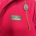 L.L.Bean  Anorak Jacket Red & Blue Size Medium Petite Photo 4