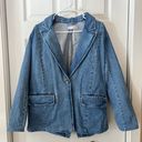 Mango Denim Blazer Photo 2