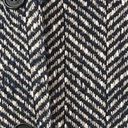 Gianni Feraud Wool Coat Designed in Italy Navy Herringbone Wool Blend Size 8 Photo 1