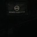 AG Adriano Goldschmied AG The Janis High Rise Flare Velvet Super Black Jeans Size 26 NWT Revolve Photo 4