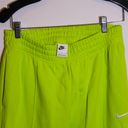 Nike Women's Sportswear Club Fleece Mid-Rise Oversized Sweatpants Lime Green S Photo 1