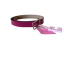 Kate Spade NWT  32 mm Pink leather belt in pomegranate juice size Small Photo 2