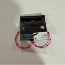 Evie & Emma Pink Beaded Hoop Earrings Photo 15