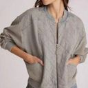 Pilcro and the Letterpress  Anthropologie Quilted Bomber Jacket Top Size M Photo 0