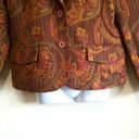 Chadwick's 𝅺 Brown Floral Blazer Sz 10P Photo 4