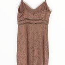 Storia  Blush Pink Lace Trim Dress Cami Straps Sheer Panels size Medium Photo 7