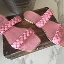 Dolce Vita Indy Braided Flat Sandals in Pink Size 9.5 Photo 0