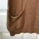 BCBGMAXAZRIA BCBGMaxAzaria Tunic Sweater Tan/ Light Brown Short Sleeve Knit Sz M w/ Pockets Photo 1