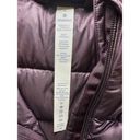 Lululemon  Down For A Run Goose Down Quilted Vest II Size 6 Inkwell Purple Winter Photo 3