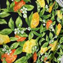 Talbots  Citrus Fruit Print Slacks Crop Pants size 12 Photo 4