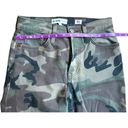 RE/DONE  Originals High Rise Ankle Crop Raw Hem Camo Size 24 Photo 9