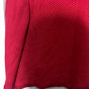 Chico's  Red Mock neck Sweater Ribbed Size 1/M Pullover Photo 3