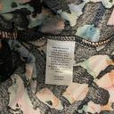 Open Edit  Floral Print Open Back Velour Long Sleeve Minidress NWOT Size Medium Photo 9