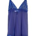 Frederick's of Hollywood  Negligee Lace Slit Sophie Babydoll Bow Size Medium Sexy Photo 1