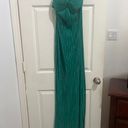 FashioNova Green Bodycon Maxi Dress Photo 4