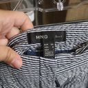 Mango  MNG Blue Striped Suit Pants Sz 2 Photo 3