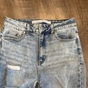 Tinseltown  faded wash distressed crop jeans Photo 1